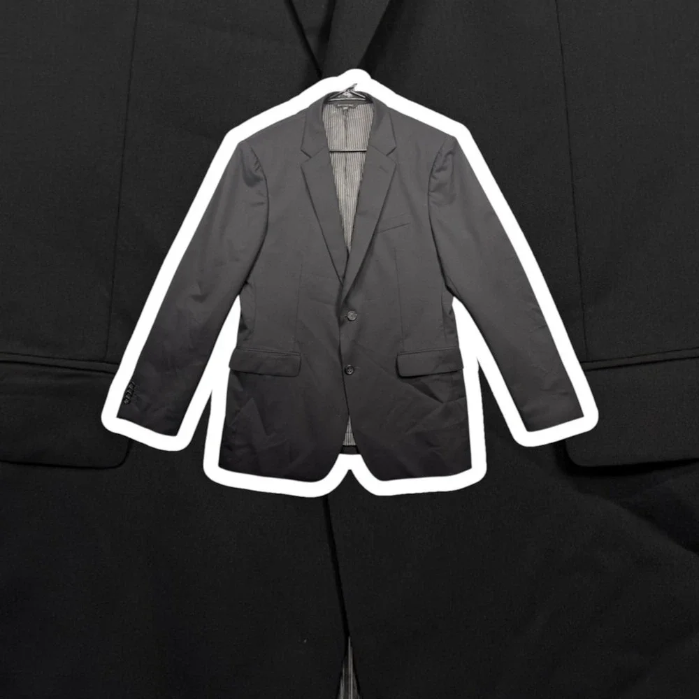 Banana Republic Mens 40R Tailored Suit Jacket Marzotto Italian Wool Blazer